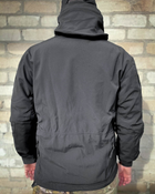Куртка тактична Альфа Софтшел фліс XL чорна - зображення 7