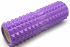 Масажний ролик EasyFit Grid Roller v2 45 см Фіолетовий