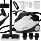 Пароочисник MalTec HDS7000W-PRO, 2000 Вт, 1.6 л, 4 бар, набір насадок, регулювання подачі пари, мікрофібра, захист від перегріву