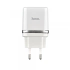 Мережевий зарядний пристрій Hoco C12Q Smart QC 3.0 type-C білий