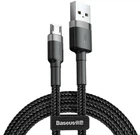Кабель Baseus Cafule Cable USB for Micro 2.4A 1м Черный (CAMKLF-BG1)