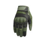 Перчатки тактические сенсорные Hard Knuckle Green М - изображение 1