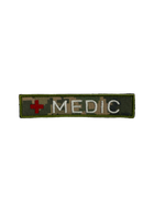 Шеврон на липучке MEDIC 12.5см х 2.5см пиксель (12016)