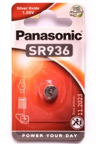 Батарейка Элемент питания серебро-оксидный дисковый PANASONIC (SR-936EL/1B)