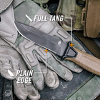 Тактический нож Gerber Strongarm Fixed Black Fine Edge 25,1 см 1027846 - изображение 7