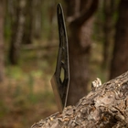 Компактный шейный нож из Углеродистой Стали Kiridashi BPS Knives - Скелетный нож с кожаным футляром - изображение 3