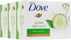 Упаковка крем-мыла Dove Прикосновение свежести 135 г х 3 шт (4820100684330/8720182998873)