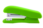 Степлер пластиковий RUBBER TOUCH до 20арк., св-зелений BM.4202-15