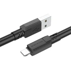 Кабель BOROFONE BX81 USB - Lightning (2.4A) (1M) Чорний