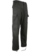 Штани тактичні KOMBAT UK M65 BDU Ripstop Trousers, чорний, 38 - изображение 1