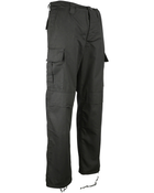 Штани тактичні KOMBAT UK M65 BDU Ripstop Trousers, чорний, 42 - изображение 1
