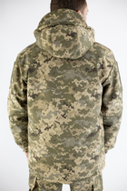 Військова зимова куртка піксель ММ-14 ЗСУ (Softshell+пух), L - зображення 3