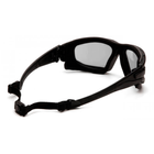 Балістичні окуляри з ущільнювачем Pyramex i-Force Slim Gray (Anti-Fog) - зображення 4