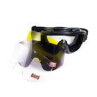 Баллистическая маска Global Vision Wind-Shield 3 lens KIT (три сменные линзы) Anti-Fog - изображение 3