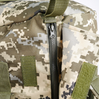 Баул тактичний військовий транспортний сумка-рюкзак 80 л Піксель - зображення 4