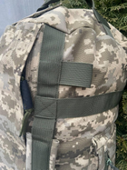 Баул 100 літрів армійський військовий ЗСУ тактичний сумка рюкзак похідний піксель 1818 - зображення 6