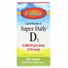 Вітамін Д3 Carlson Labs (Vitamin D3) 6000 МО 10.3 мл CAR12000