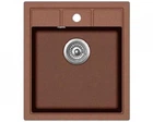 Кухонна мийка гранітна Adamant BRICK terracotta-11
