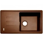 Кухонная мойка гранитная Adamant SLIM LONG terracotta-11