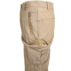 Тактические штаны Lesko B001 Sand (L) однотонные мужские с теплой подкладкой и карманами на молнии - изображение 3