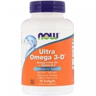 Жирные кислоты Now Foods Омега 3-Д Ультра 90 капсул NOW01663