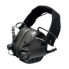 Активні навушники для стрільби Earmor M31 Чорні + Кріплення на шолом з рейкою Picatinny (125962) - зображення 8