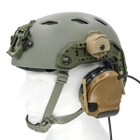 Адаптер крепление для установки наушников Earmor M31/M32 и Peltor на шлем каску, Койот (124850) - изображение 8