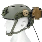 Адаптер кріплення для встановлення навушників Earmor M31/M32 та Peltor на шолом, Койот (124850) - зображення 9