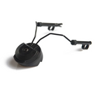 Адаптери чорного кольору ARC на тактичний шолом для активних навушників 3M Peltor, Earmor - зображення 4