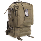 Рюкзак тактический рейдовый SILVER KNIGHT TY-213 55л оливковый - изображение 6