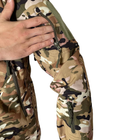 Військова тактична зимова куртка Softshell мультикам L - зображення 5