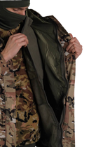 Військова тактична зимова куртка Softshell мультикам XL - зображення 5