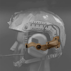 Комплект креплений активных наушников Earmor / Howard Leight / TAC-SKY на шлем (Койот) (HD-ACC-08-CB) - изображение 1