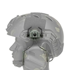 Адаптер кріплення для активних навушників на шолом 19-21мм, затискний, комплект (117163) - зображення 2