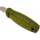 Нож Morakniv Eldris 1.0 Colour Green нержавеющая сталь + огниво, паракорд и застёжка - изображение 6