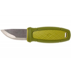 Нож Morakniv Eldris 1.0 Colour Green нержавеющая сталь + огниво, паракорд и застёжка - изображение 7