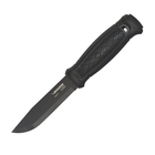 Туристичний ніж Morakniv Garberg Carbon для полювання та риболовлі Black - зображення 4