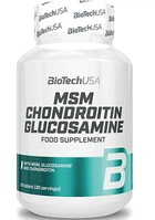 Натуральная добавка BioTech MSM Chondroitin Glucosamine Таблетки