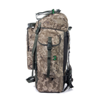 Туристический армейский супер-крепкий рюкзак 5.15.b на 75 литров Украинский пиксель - зображення 3