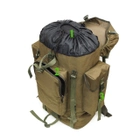 Тактичний туристичний армійський супер-міцний рюкзак 5.15.b на 75 літрів Койот. - зображення 5