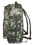 Тактический походный крепкий рюкзак 5.15.b 40 литров Украинский пиксель. - изображение 4