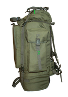 Тактический туристический армейский супер-крепкий рюкзак 5.15.b на 100 литров олива. - изображение 3