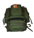 Туристичний армійський супер-міцний рюкзак 5.15.b 65 літрів Олива 1200 ден оксфорд - зображення 7