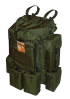 Туристичний армійський супер-міцний рюкзак 5.15.b 65 літрів Олива 1200 ден оксфорд - зображення 8