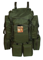 Туристичний армійський супер-міцний рюкзак 5.15.b 65 літрів Олива 1200 ден оксфорд - зображення 9