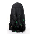 Тактический армейский туристический крепкий рюкзак 5.15.b 60 литров Черный. - изображение 4