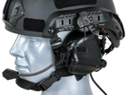 Активні навушники тактичні з гарнітурою мікрофоном на шолом Opsmen Earmor M32H Чорний (150260) - зображення 9