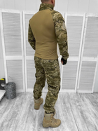 Тактический летний военный костюм Single Sword ( Убакс с рукавом + Штаны ), Камуфляж: Пиксель ВСУ, Размер: L - изображение 2