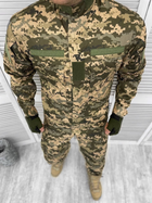 Тактична військова форма комплект Статутний ГОСТ ( Кітель + Штани ), Камуфляж: Піксель ЗСУ, Розмір: M - зображення 3
