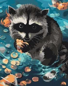 Картина по номерам ArtCraft "Енот. Ракун" 40х50 11615-АС